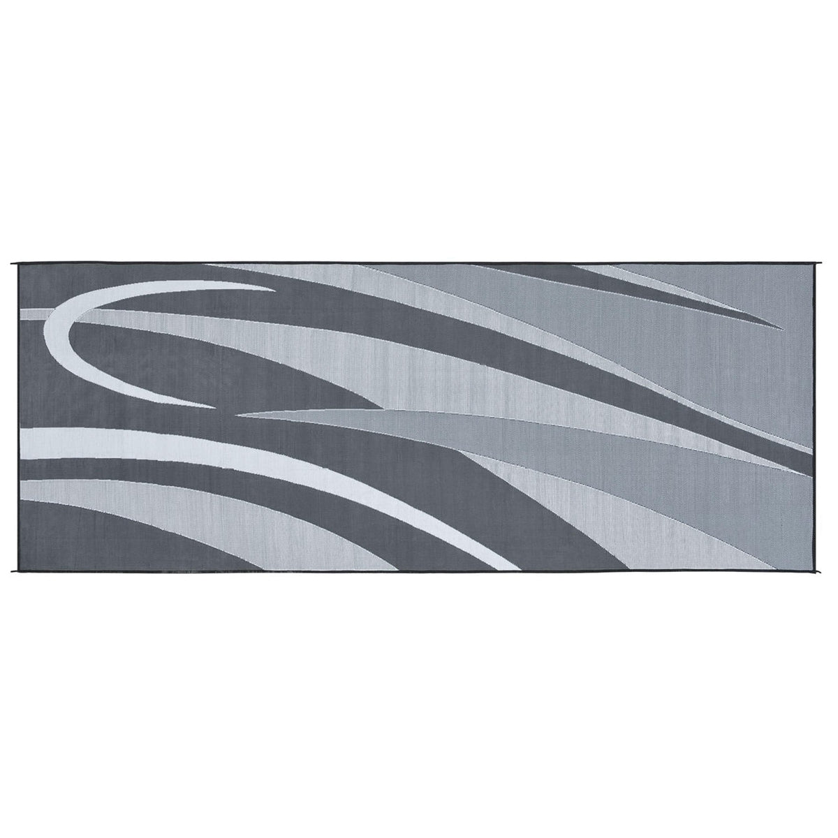 Ming's Mark Qualifies for Free Shipping Ming's Mark Camping Graphic Patio Mat 8' x 20' Black/Silver #GC1