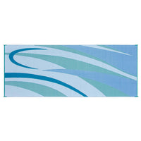 Ming's Mark Not Qualified for Free Shipping Ming's Mark Camping Graphic Patio Mat 8' x 20' Blue/Green #GC3