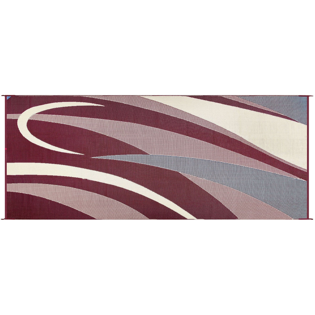 Ming's Mark Qualifies for Free Shipping Ming's Mark Camping Graphic Patio Mat 8' x 20' Burgundy/Black #GC5