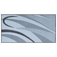 Ming's Mark Qualifies for Free Shipping Ming's Mark CampingGraphic Patio Mat 8' x 16' Black/Silver #GB1