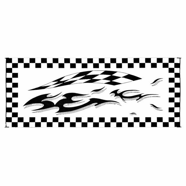 Ming's Mark Qualifies for Free Shipping Ming's Mark CampingGraphic Patio Mat 8' x 20' Checkered Flags #HC1