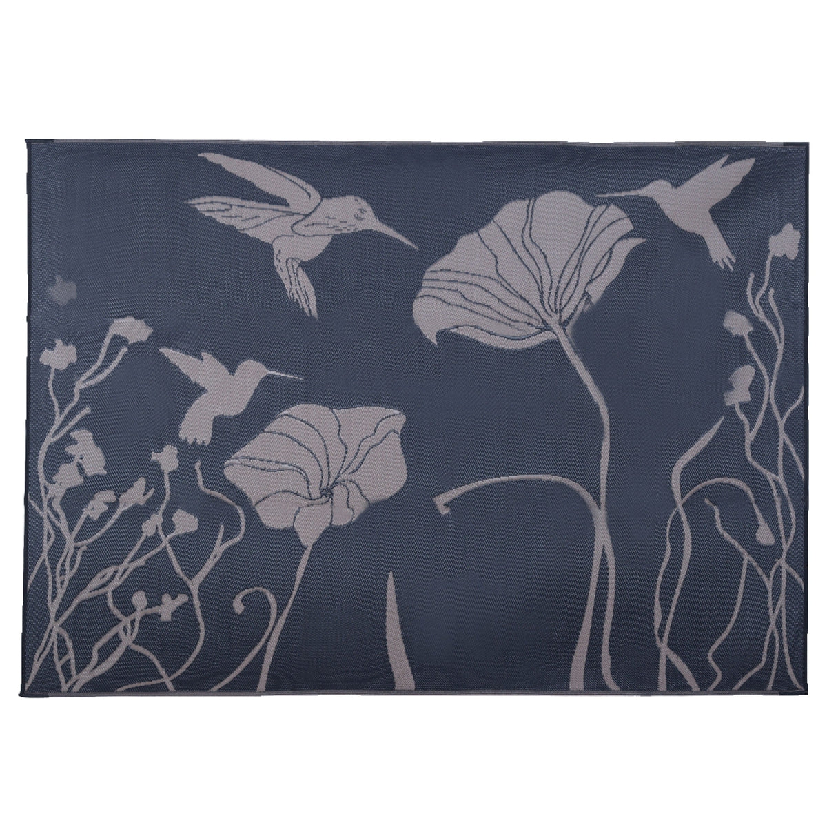 Ming's Mark Qualifies for Free Shipping Ming's Mark CampingHummingbird Patio Mat 8' x 11' Black/Brown #HM8111