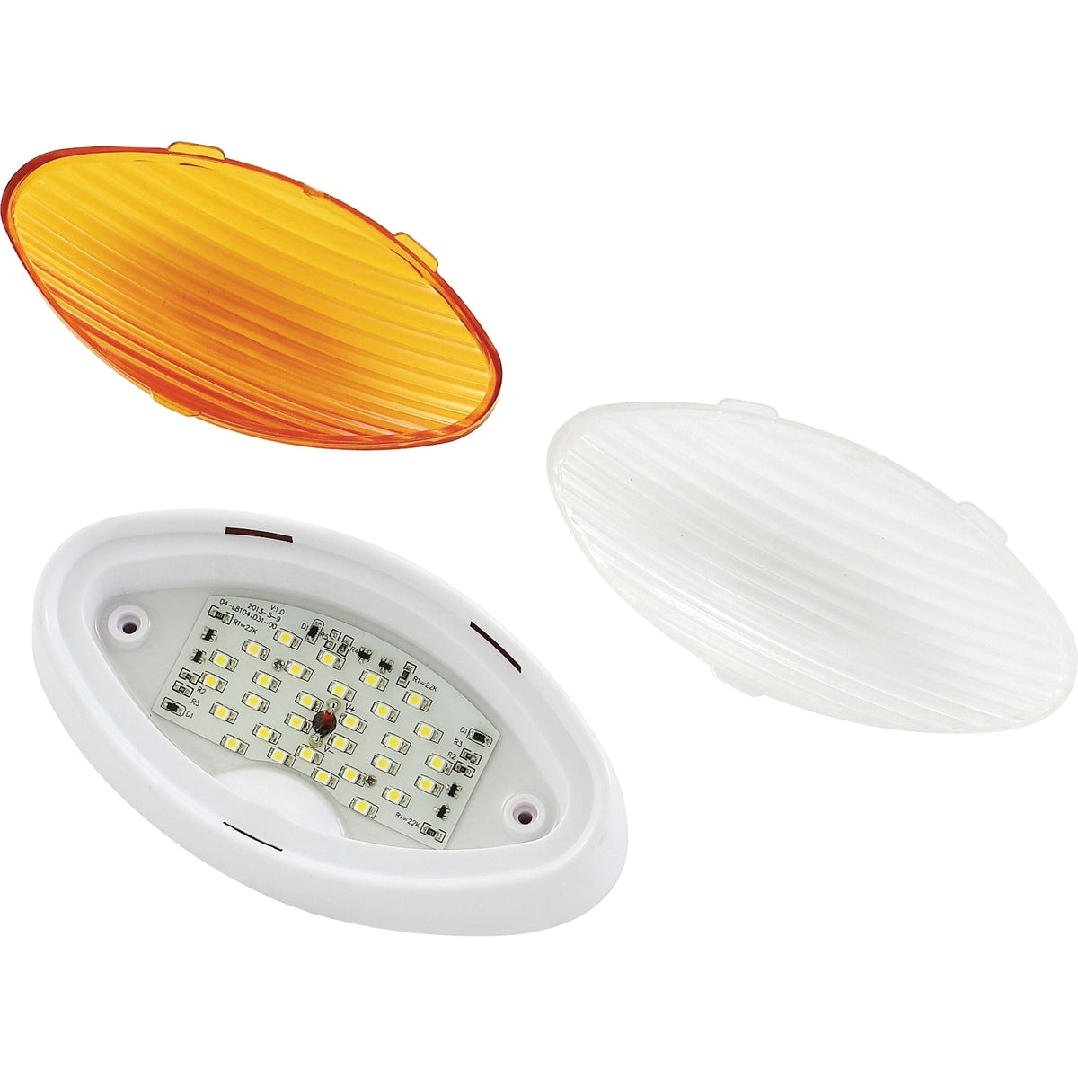 Ming's Mark Qualifies for Free Shipping Ming's Mark LongLife 12v LED Oval Porch Light White #9090117