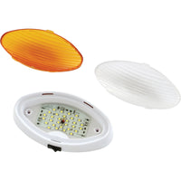 Ming's Mark Qualifies for Free Shipping Ming's Mark LongLife 12v LED Oval Porch Light with Switch White #9090118