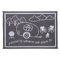 Ming's Mark Qualifies for Free Shipping Ming's Mark Reversible RV Home Mat 8' x 11' Black/White #RH8111
