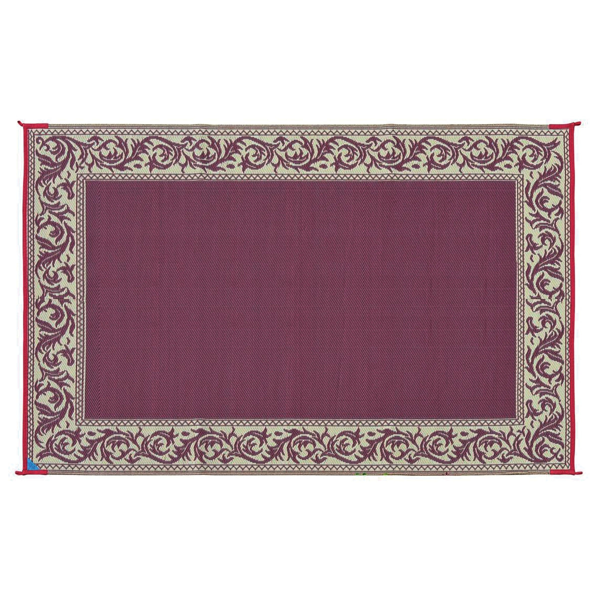 Ming's Mark Qualifies for Free Shipping Ming's Mark Stylish Camping Classical Patio Mat 6' x 9' Burgundy/Beige #RD5