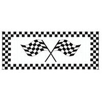 Ming's Mark Qualifies for Free Shipping Ming's Mark Stylish Camping Classical Patio Mat 8' x 20' Racing Flag #RF-8201