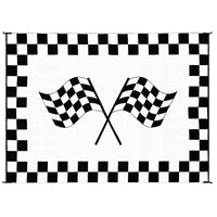 Ming's Mark Qualifies for Free Shipping Ming's Mark Stylish Camping Classical Patio Mat 9' x 12' Racing Flag #RF-9121