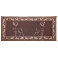 Ming's Mark Qualifies for Free Shipping Ming's Mark Stylish Camping Deer Mat 8' x 18' Brown/Light Brown Reversible #PE1