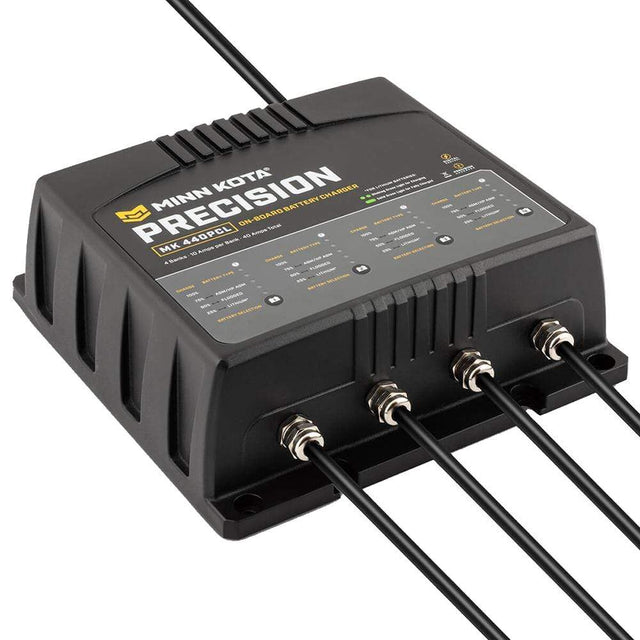 Minn Kota Qualifies for Free Shipping Minn Kota MK-440 PCL 4-Bank x 10a LI Optimized Charger #1834401