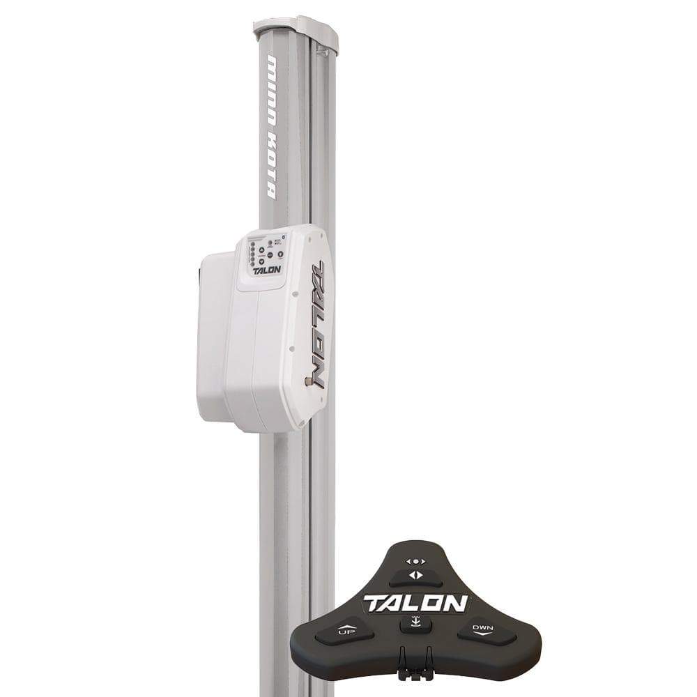 Minn Kota Not Qualified for Free Shipping Minn Kota Talon BT 8' Ancor with Foot Pedal Silver/White #1810434/PEDAL