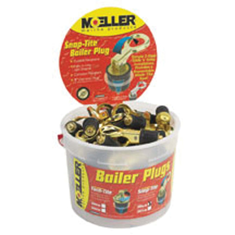 Moeller 1" Brass Snap-Tite Display 50-Pcs In Bucket #029000-50