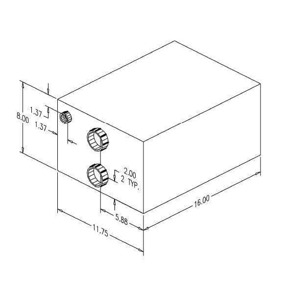 Moeller Not Qualified for Free Shipping Moeller 5 Gallon Water/Waste Holding Tank #41206