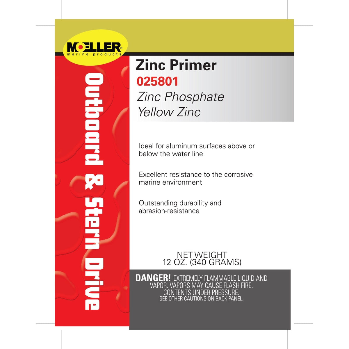 Moeller Qualifies for Free Ground Shipping Moeller Yellow Zinc Phosphate Spray Primer 12 oz #025801