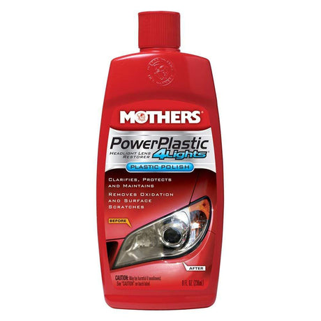 Mothers Wax Qualifies for Free Shipping Mothers PowerPlastic 4Lights Plastic Polish 8 oz #08808