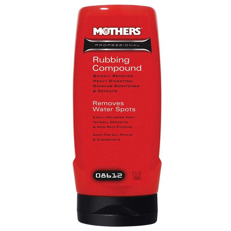 Mothers Wax Qualifies for Free Shipping Mothers Professional Rubbing Compound 12 oz #08612