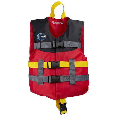 MTI Life Jackets Qualifies for Free Shipping MTI Child Livery Life Jacket Red/Black 30-50 lb #MV230H-123