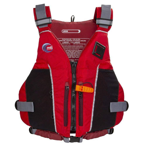 MTI Life Jackets Qualifies for Free Shipping MTI Java Paddling Life Jacket M/L Red/Russet #MV711L-M/L-858