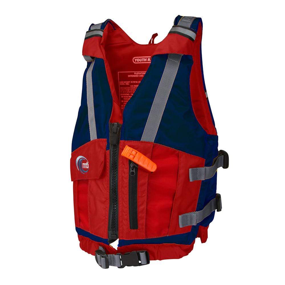 MTI Life Jackets Qualifies for Free Shipping MTI Youth Reflex Life Jacket Blue/Red 50-90 lb #MV703C-854