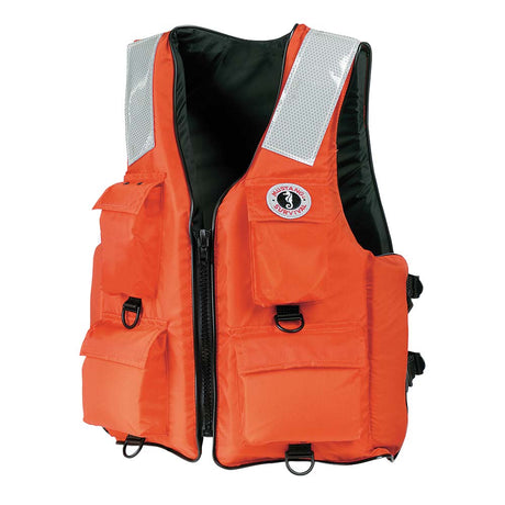 Mustang Survival Qualifies for Free Shipping Mustang 4-Pocket Flotation Vest 3XL-7XL Orange #MV3128T2-2-7XL-216