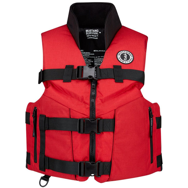 Mustang Survival Qualifies for Free Shipping Mustang Accel 100 Fishing Foam Vest XL Red-Black #MV4626-123-XL-216