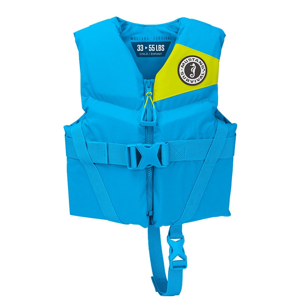 Mustang Survival Qualifies for Free Shipping Mustang Child Rev Foam Vest Azure Blue #MV3565-268-0-206