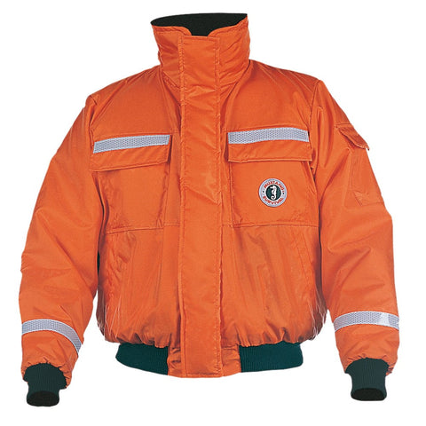Mustang Survival Qualifies for Free Shipping Mustang Classic Flotation Bomber Jacket with Solas Tape #MJ6214T1-2-L-206
