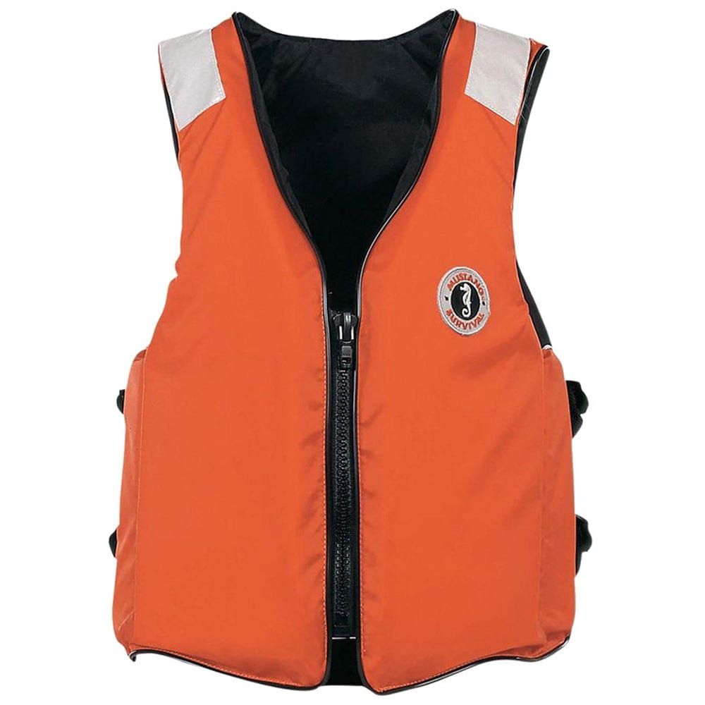 Mustang Survival Qualifies for Free Shipping Mustang Classic Industrial Flotation Vest with Solas Tape #MV3196T2-2-L-216