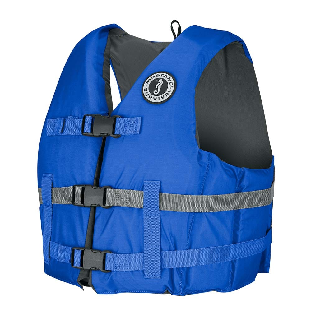 Mustang Survival Qualifies for Free Shipping Mustang Livery Foam Vest M/L Blue #MV701DMS-131-M/L-216