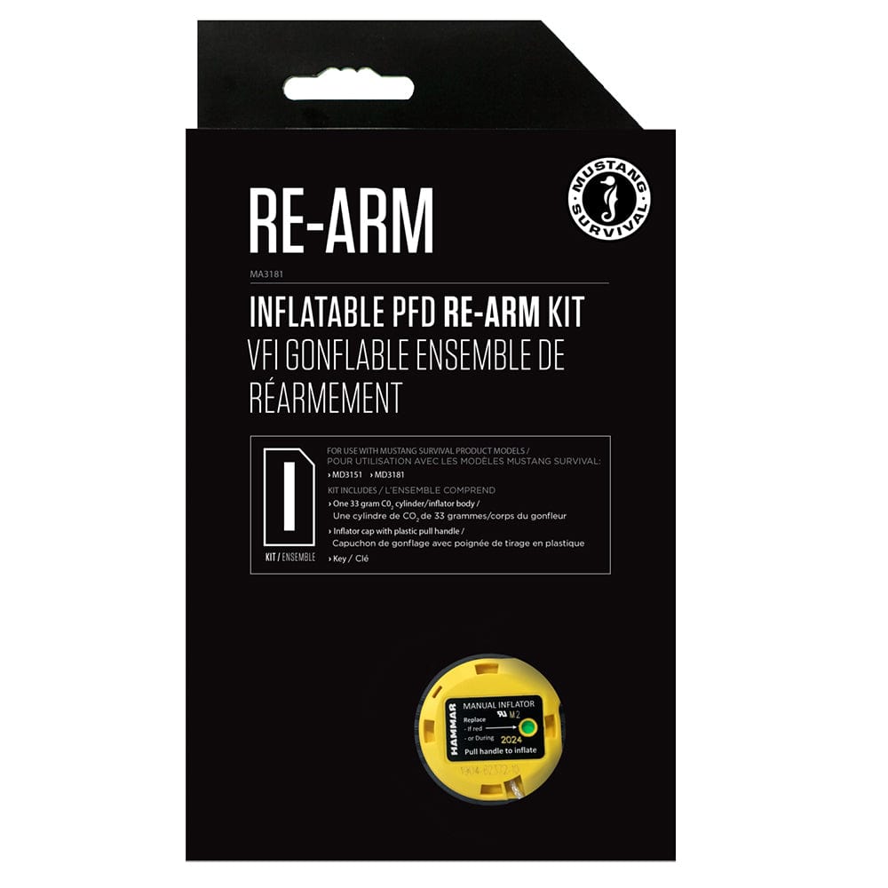 Mustang Survival Qualifies for Free Shipping Mustang Re-Arm Kit I 33g Hammar Manual #MA3181-0-0-101