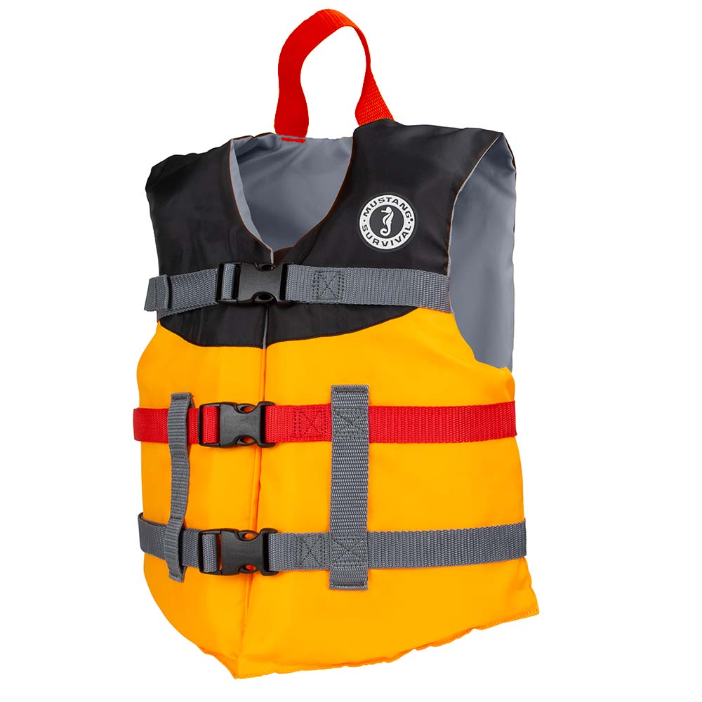 Mustang Survival Qualifies for Free Shipping Mustang Youth Livery Foam Vest 50-90 lbs Mango-Black #MV2300-203-0-253
