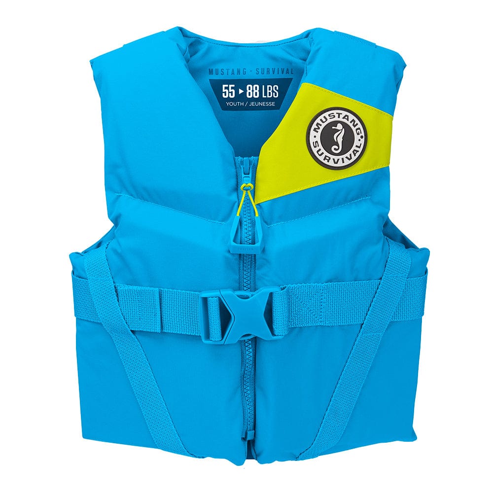 Mustang Survival Qualifies for Free Shipping Mustang Youth Rev Foam Vest Azure Blue #MV3570-268-0-206