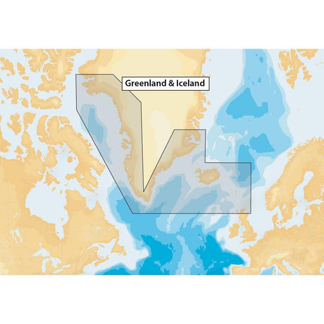 Navionics Qualifies for Free Shipping Navionics 20xg Greenland & Iceland Nav+ MSD Format #MSD/NAV+20XG/ROW