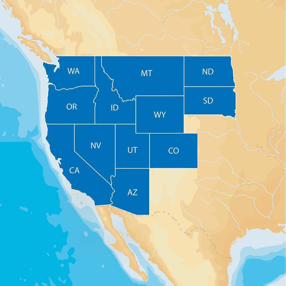 Navionics Qualifies for Free Shipping Navionics HotMaps Platinum Lake Maps West on SD/MicroSD #MSD/HMPT-W6