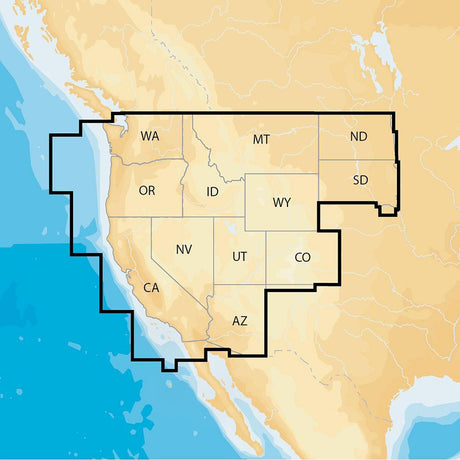 Navionics Qualifies for Free Shipping Navionics Navionics+ Reg West MSD Format Preloaded #MSD/NAV+WE