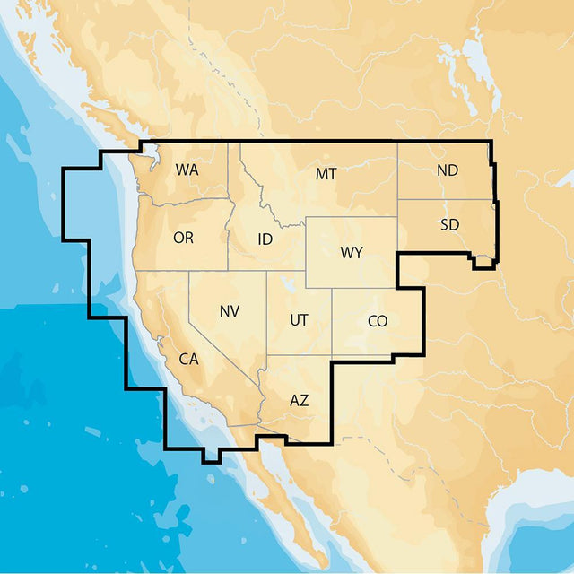Navionics Qualifies for Free Shipping Navionics Navionics+ Reg West MSD Format Preloaded #MSD/NAV+WE