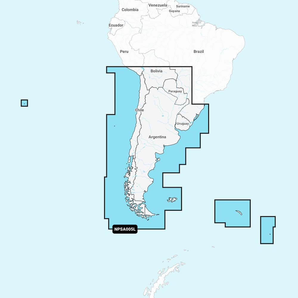 Navionics Qualifies for Free Shipping Navionics Platinum+ NPSA005l Chile Argentina & Easter Isl #010-C1365-40