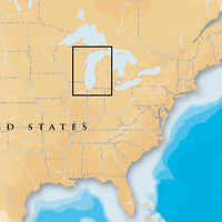 Navionics Platinum Plus Lake Michigan on SD/MicroSD #MSD/646P Plus