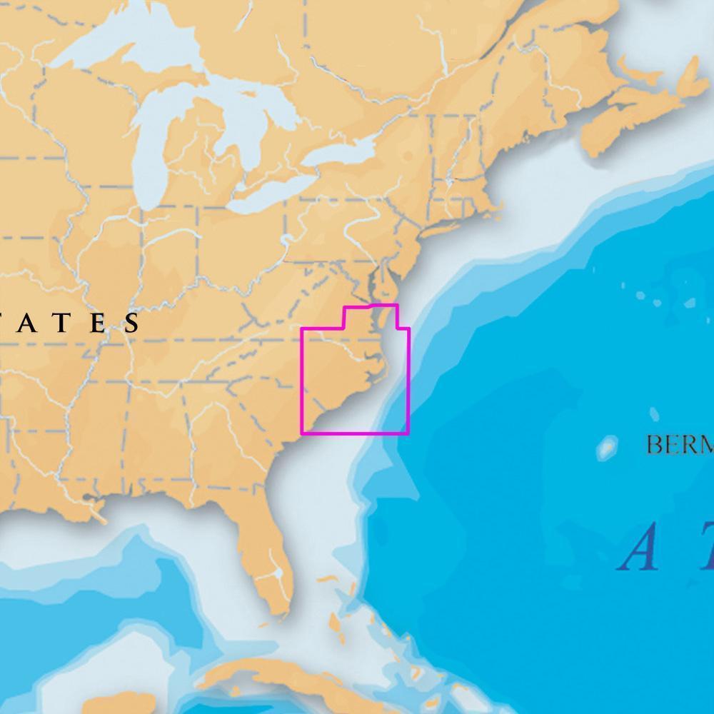 Navionics Platinum Plus North Carolina on SD/MicroSD #MSD/645P Plus