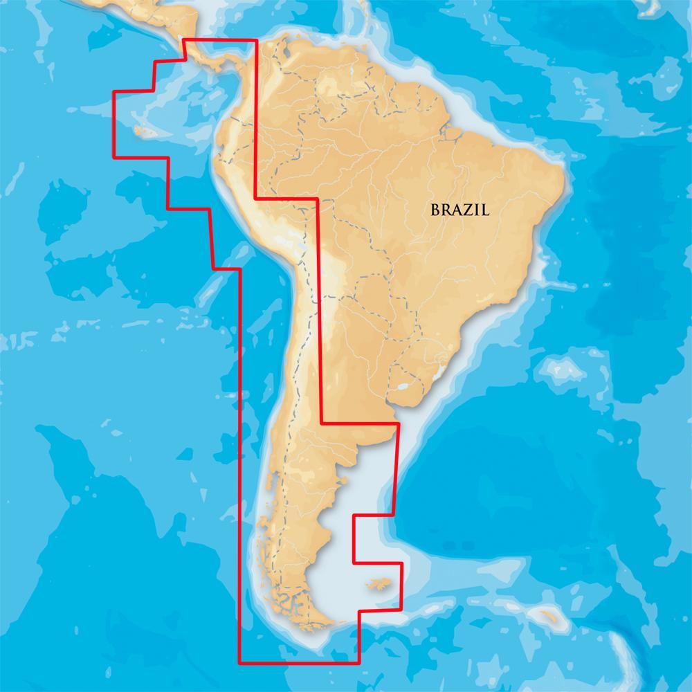 Navionics Not Qualified for Free Shipping Navionics South America West Platinum Plus On SD-MicroSD #MSD-910P Plus