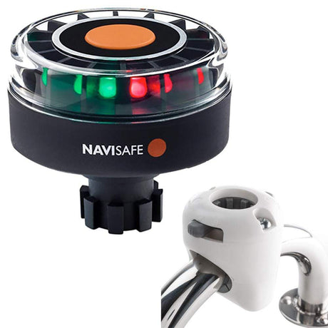 Navisafe Qualifies for Free Shipping Navisafe Navilight Tricolor Kit with Rail Mount White #342KIT3