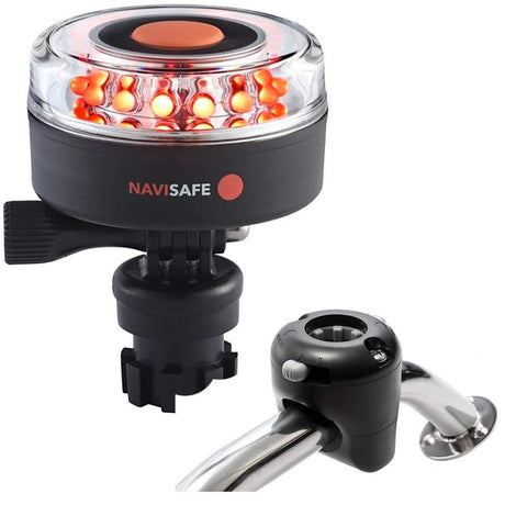Navisafe Qualifies for Free Shipping Navisafe Red 2nm 360-Degree Navilight with Black Rail #045KIT