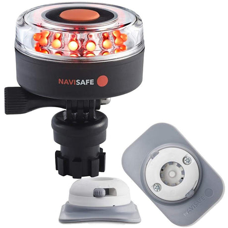 Navisafe Qualifies for Free Shipping Navisafe Red 2nm 360-Degree Navilight with White RIB Mount #045KIT4