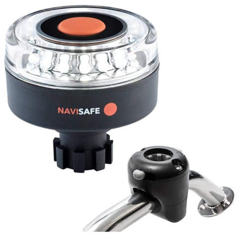 Navisafe Qualifies for Free Shipping Navisafe White Navilight with Black Rail Mount #042KIT