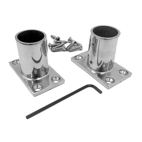 NavPod Qualifies for Free Shipping Navpod SS Feet for 1.25" Tubing Rectangular Base with #SS125-REC-KIT