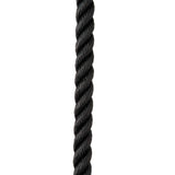 New England Ropes Qualifies for Free Shipping New England Rope 3/8" x 15' Nylon 3-Strand Dock Line Black #C6054-12-00015
