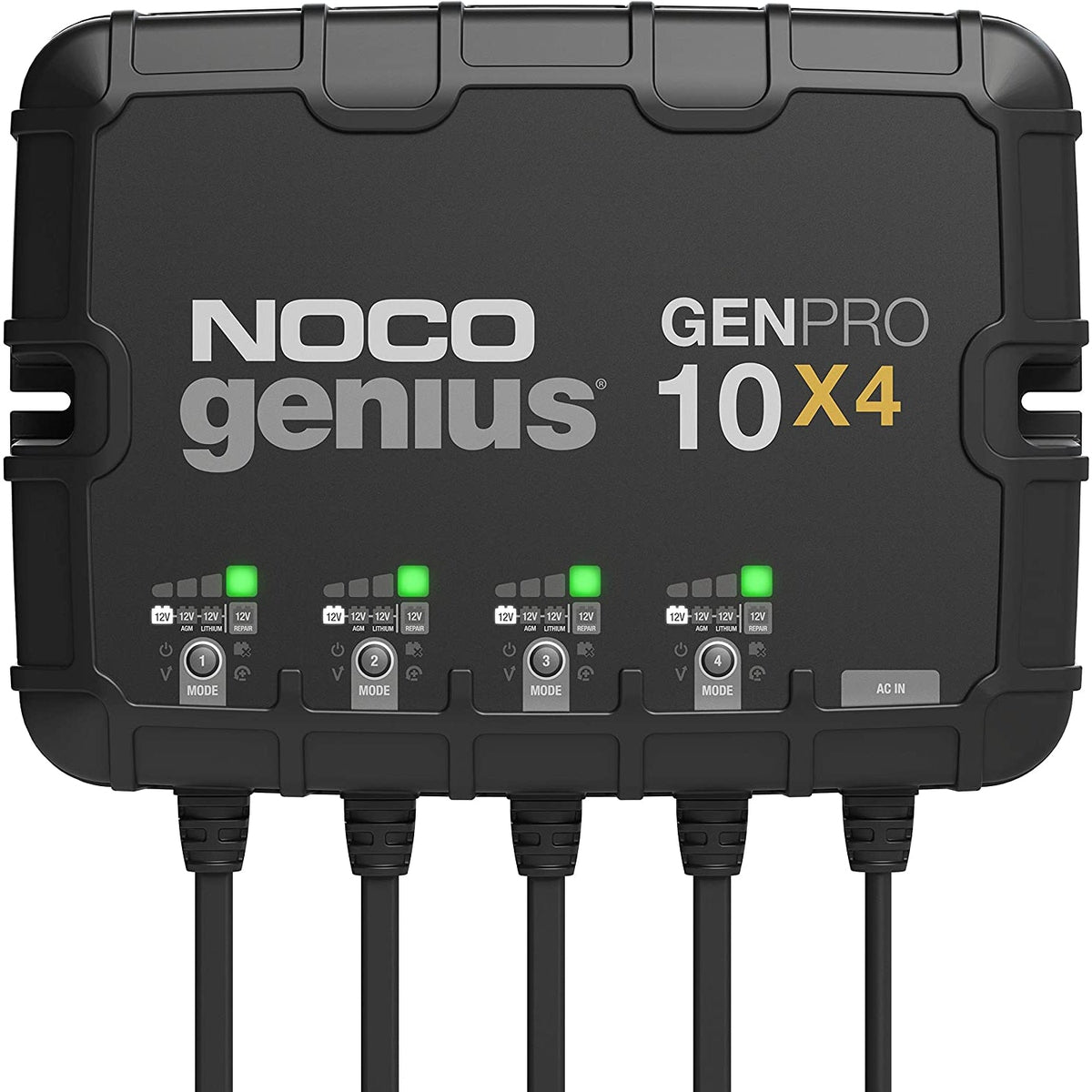 NOCO Qualifies for Free Shipping NOCO 4-Bank 40a Onbrd Battery Charger #GENPRO10X4