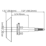 Ocean LED Colours Thru-Hull HD Gen2 Underwater Light #001-500733
