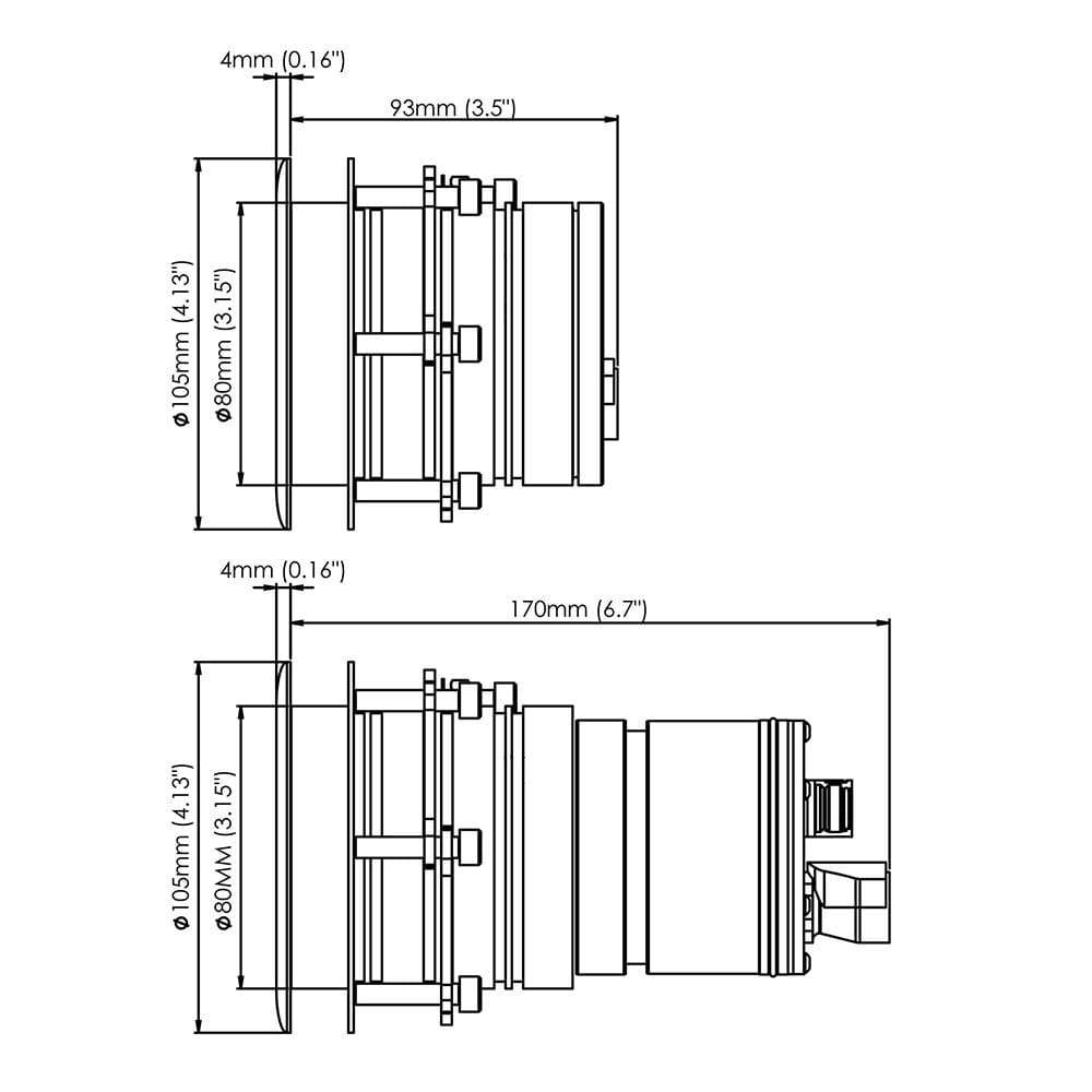 OceanLED Explore E6 XFM Dual Blue/White Underwater Light #E6009BW