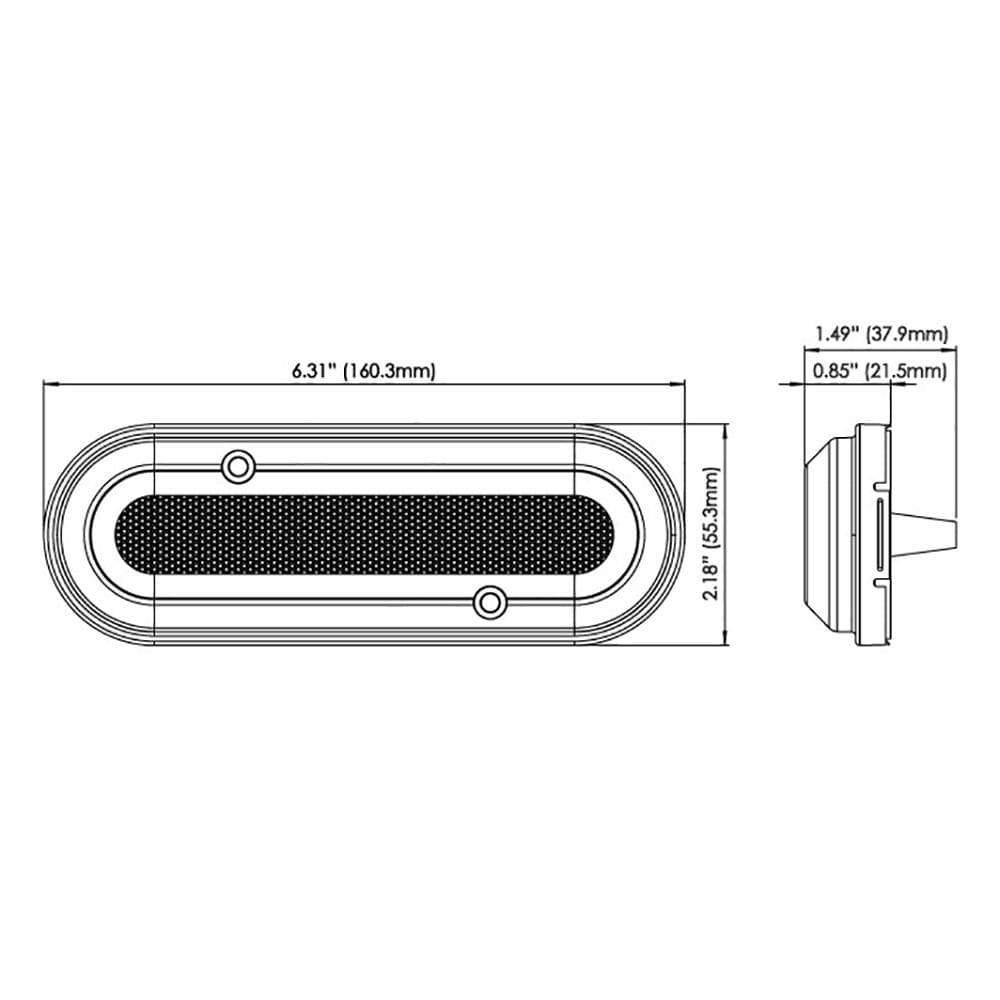 OceanLED M6 Gen2 Mast Light Warm White Surface-Mount #011204WW